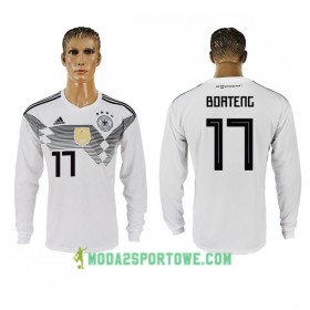 Koszulka Niemcy Boateng 17 Mistrzostwa Świata 2018 Domowe Stroje Piłkarskie Długi Rękaw